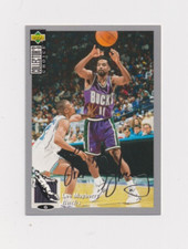 1994-95 Collector's Choice SILVER SIGNATURE # 311 Lee Mayberry MILWAUKEE BUCKS