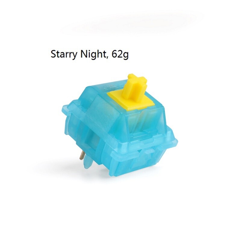 SP-STAR Linear Smooth Cyber Starry Night Mechanical Keyboard Switches 5p 62g