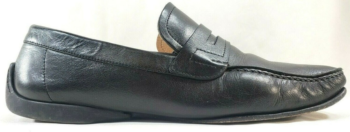 MAGNANNI Neiman Marcus Driving Moc Loafer Sz 9.5 Black 