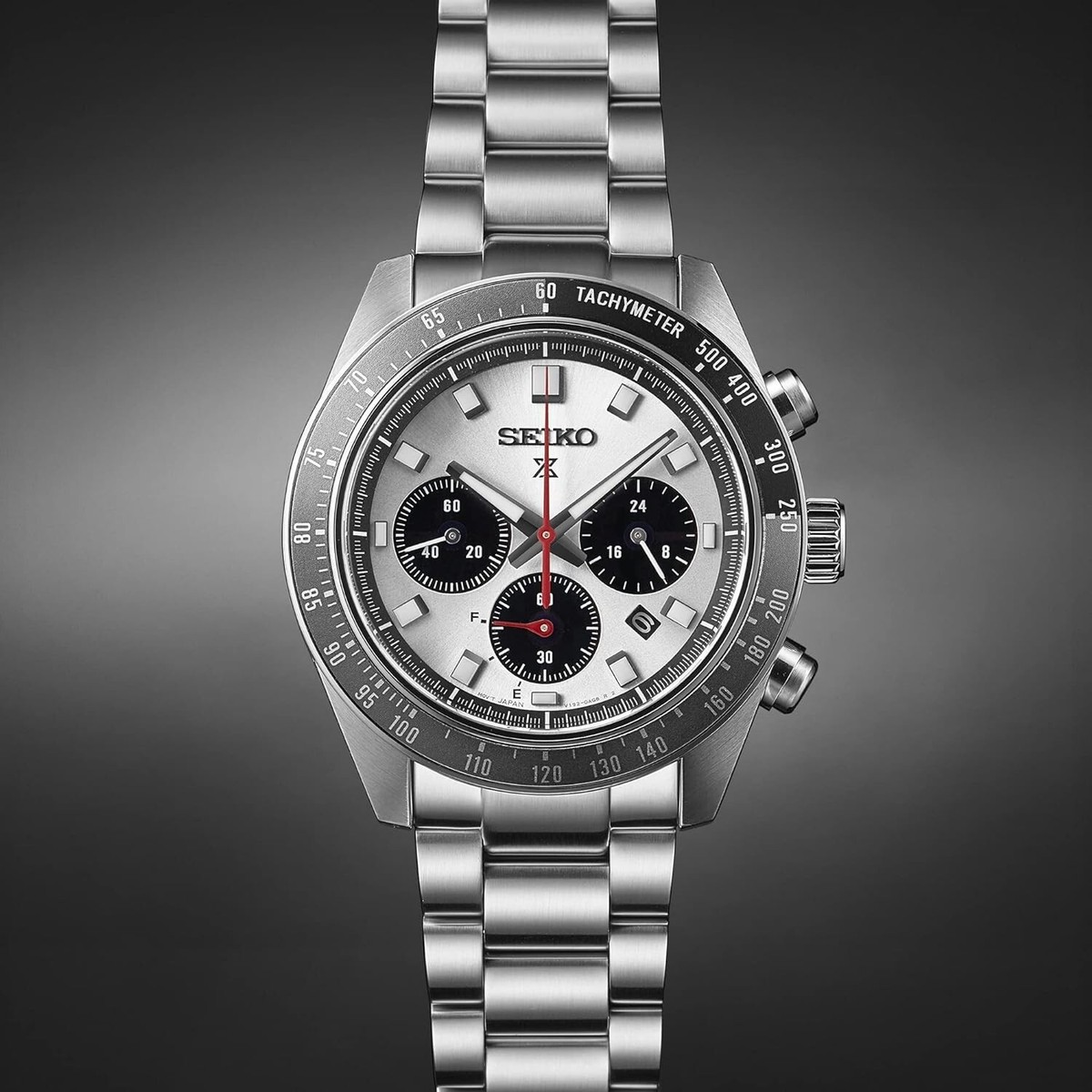 Seiko SBDL095 Prospex Silver Dial SPEEDTIMER Chronograph Solar