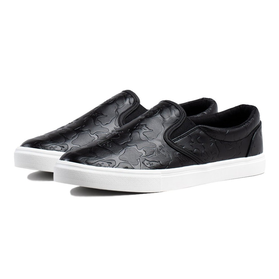 Ripndip Embossed Black Slip-On Loafers Ripndip Blackout Camo Slip Ons – RIPNDIP main image 2