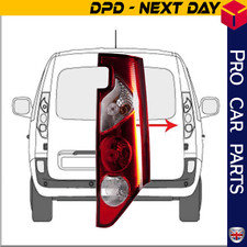 Tail Light Lamp fits RENAULT KANGOO REAR RIGHT