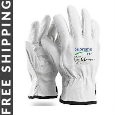 lorry drivers leather work gloves