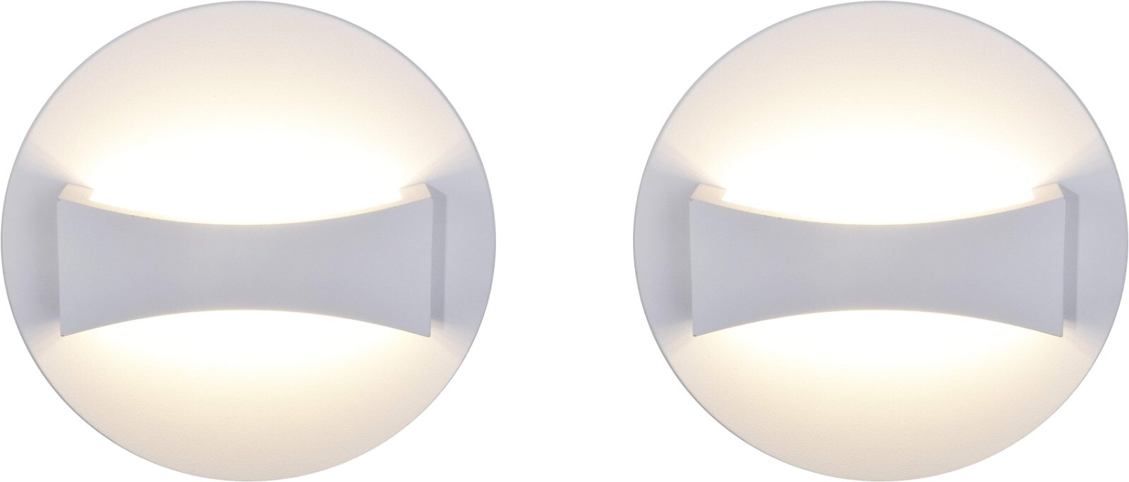 Экологичная светодиодная лампа Wandleuchte Wandleuchte Aluminium 6 Вт Ø18 см в корпусе Wandleuchte [2er]