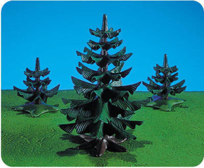 Playmobil 7180 - Three Pine Trees - mint in bag 1997 store stock! 
