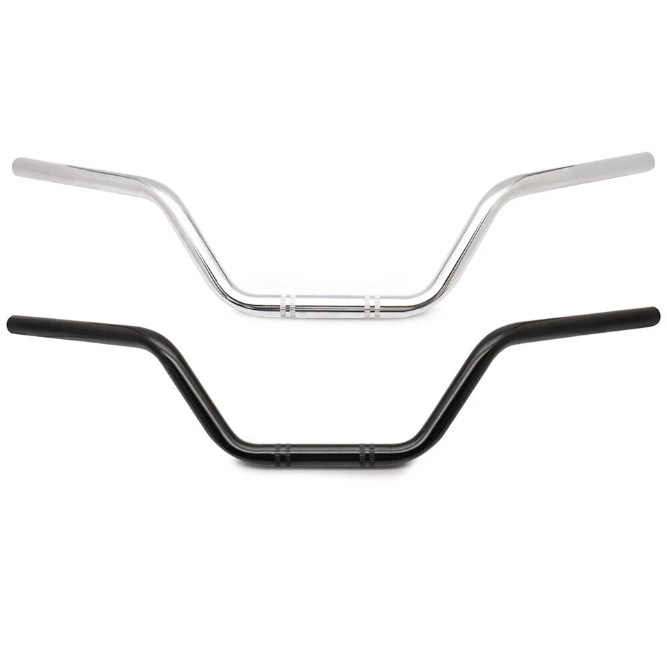 Motorcycle 7/8'' Handlebar 22mm Chrome for Honda Yamaha Kawasaki Suzuki Victory - Image 4 of 4