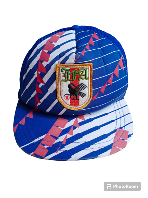 JFA 90s サッカー 日本代表 キャップ 公式グッズ 古着 ヴィンテージ Vintage JFA Japanese Football Hat Cap Logo Toyota 90s Fifa World