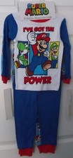 SUPER MARIO BOYS' PAJAMAS - 2 COTTON SLEEPWEAR SETS - PJS - SIZE 4 - NWT
