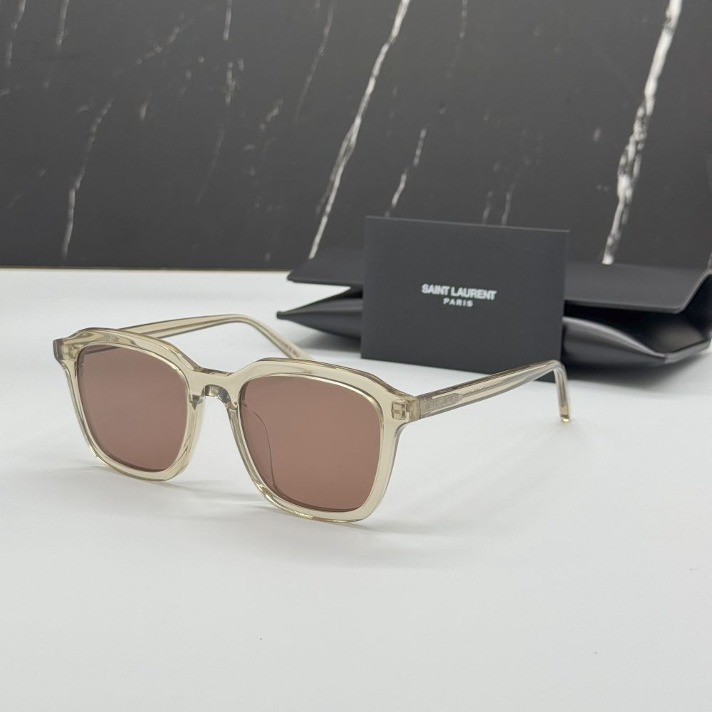 NUOVI OCCHIALI DA SOLE SAINT LAURENT SL457 004 UNISEX MARRONI QUADRATI OCCHIALE SL 457 004