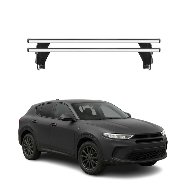 Menabo DachträGer GrundtäGer FüR Dodge Hornet 2023-2025 50Kg Alu Silber 2Tlg-image