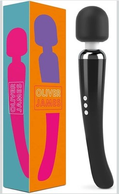 Oliver James Personal Massager Large Edition Wireless 20 Vibration Patterns