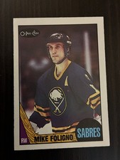 1987-88 O-Pee-Chee #40 Mike Foligno
