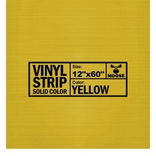 Vinyl Repair Patch For Inflatable Bounce House 12x60in Yellow Vinyl Without Glue