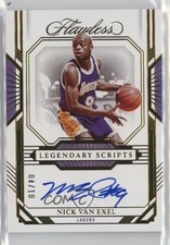 2022 Panini Flawless Legendary Scripts Gold 4/10 Nick Van Exel #LS-NVE Auto 3d3