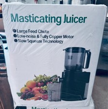 BRAND NEW  FACTORY SEALED - Cold Press 5.5" Wide Feed Chute Masticating Juicer