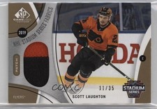 2019-20 SP Game Used NHL Stadium Series Fabrics 11/35 Scott Laughton Patch k2t