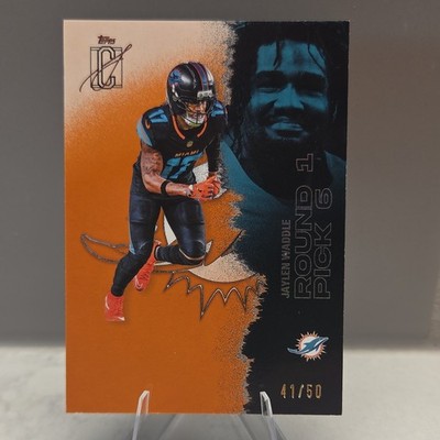 2025 Topps Signature Collection Jaylen Waddle 88 Color Match /50
