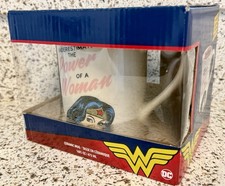Wonder Woman Girl Power Glitter Mug