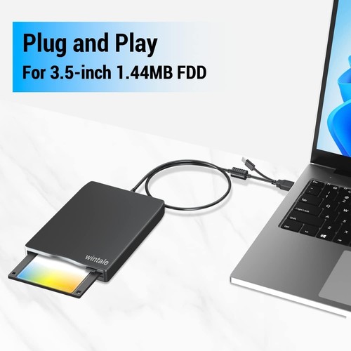 Versatile 3.5 USB Floppy Drive - Easy Installation for Multiple OS Compatibility - Picture 8 of 8