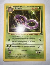 Pokémon TCG Arbok Fossil Card 31/62 Regular NM/CLEAN WOTC 1999