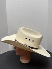 NEW Twister Double S 5X Cowboy Hat Men s 7-1/2 Shantung Panama Straw Hat