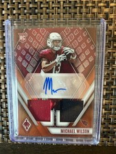 2023 Panini Phoenix Michael Wilson Dual Patch Auto RC 66/199 #RAD-MW