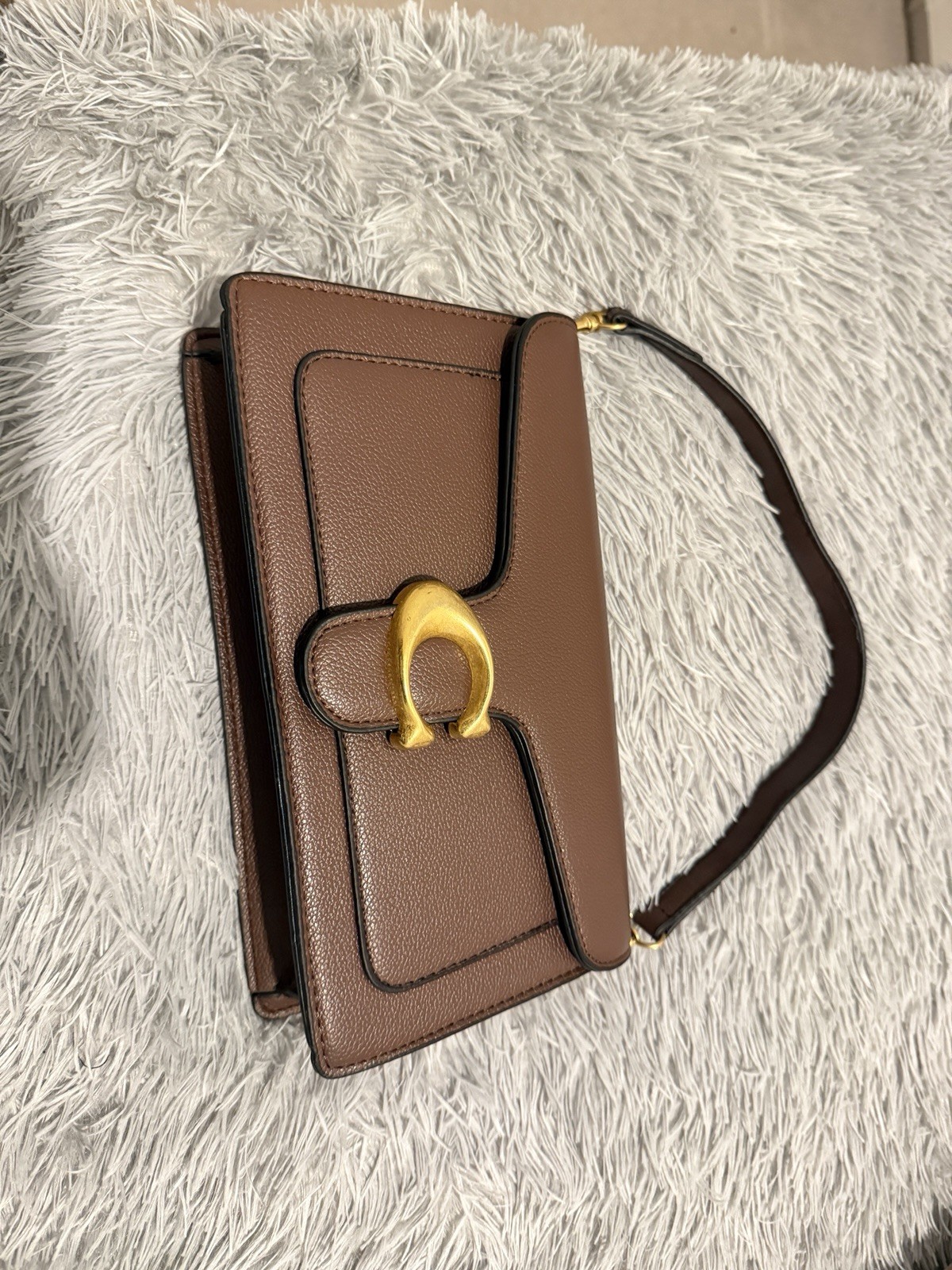 Brown Leather Shoulder Bag Women