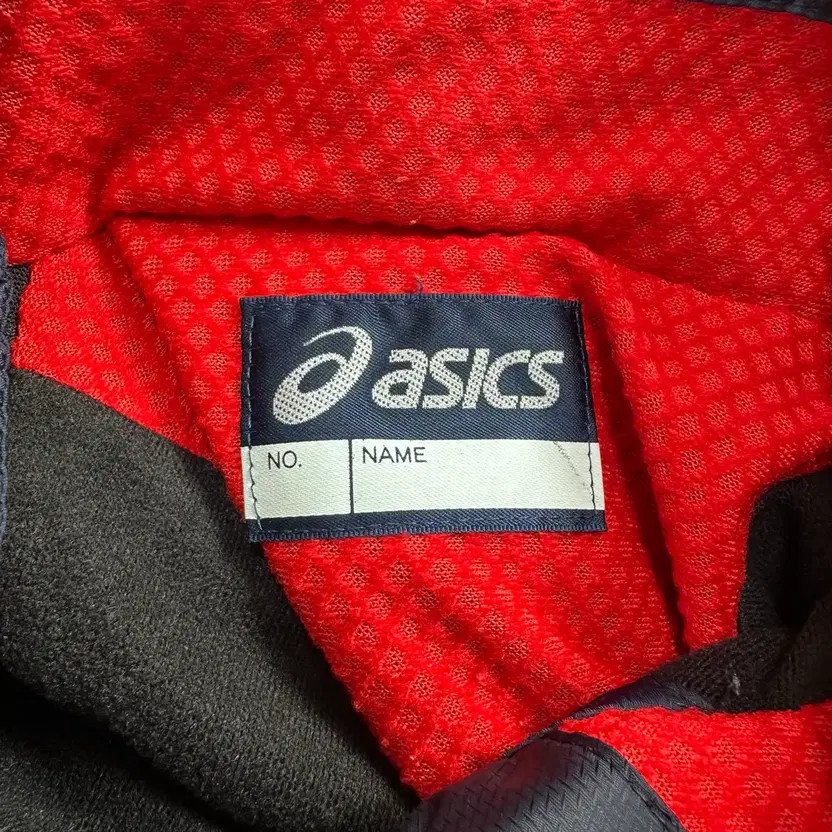 Asics Navy/Red Windbreaker Jacket - Size 56 (Vintage Condition) thumbnail 3