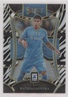 2023-24 Panini Select Serie A Mezzanine Zebra Prizm /20 Mathias Olivera #183