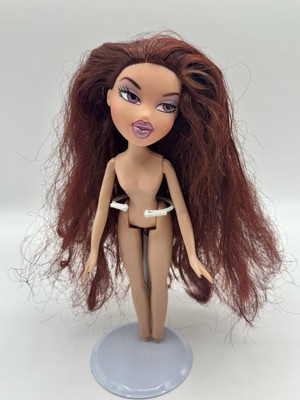 Bratz Head Gamez Meygan Fashion Head Vintage 2001 Long Red Hair Nude
