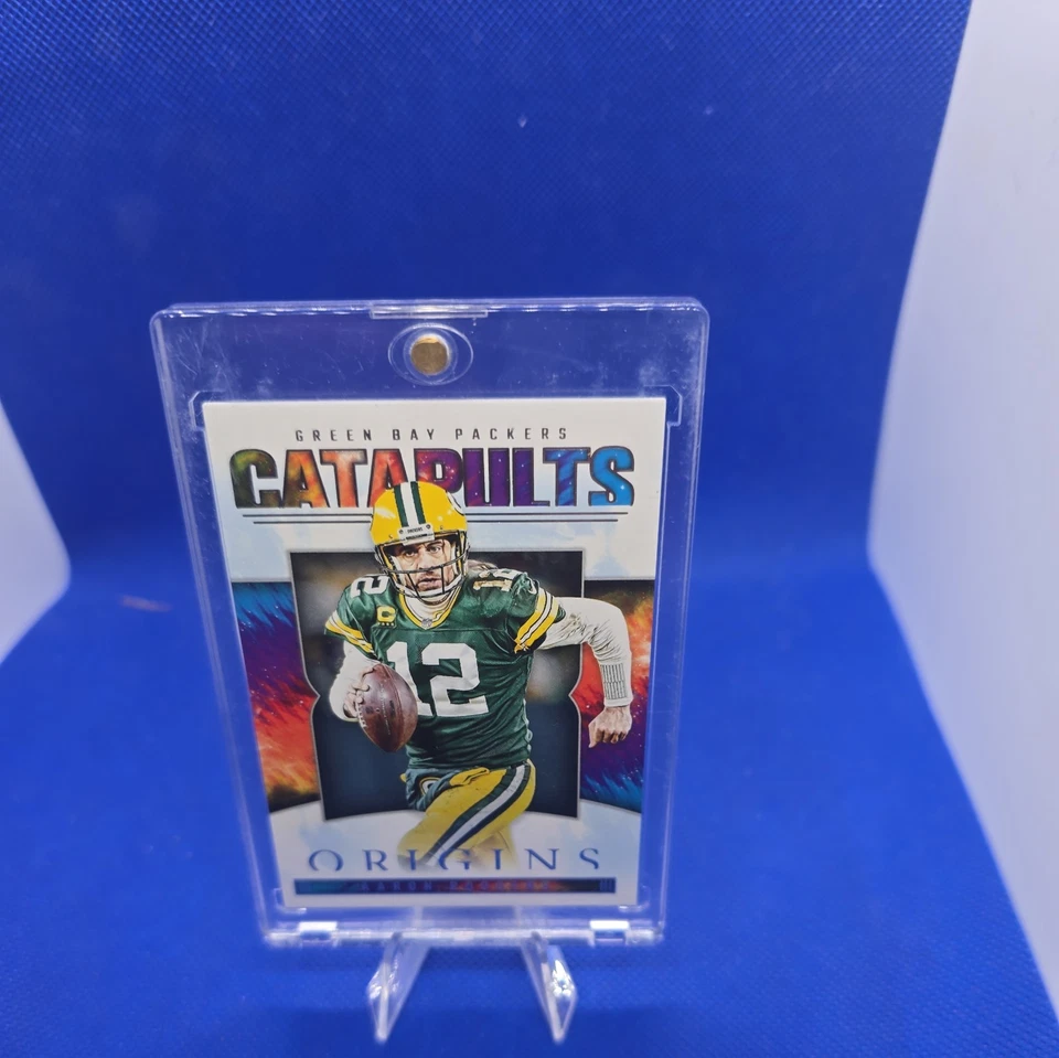 2022 Panini Origins AARON RODGERS Catapults Green Bay Packers - Image 3 of 4