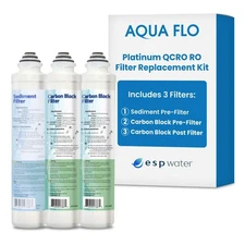 Aqua Flo Platinum QCRO RO Filter Replacement Kit - Membrane Sold Separately