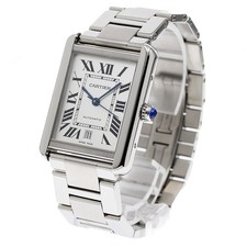 CARTIER Tank solo XL W5200028 Date Silver Dial Automatic Men's Watch_849532 2