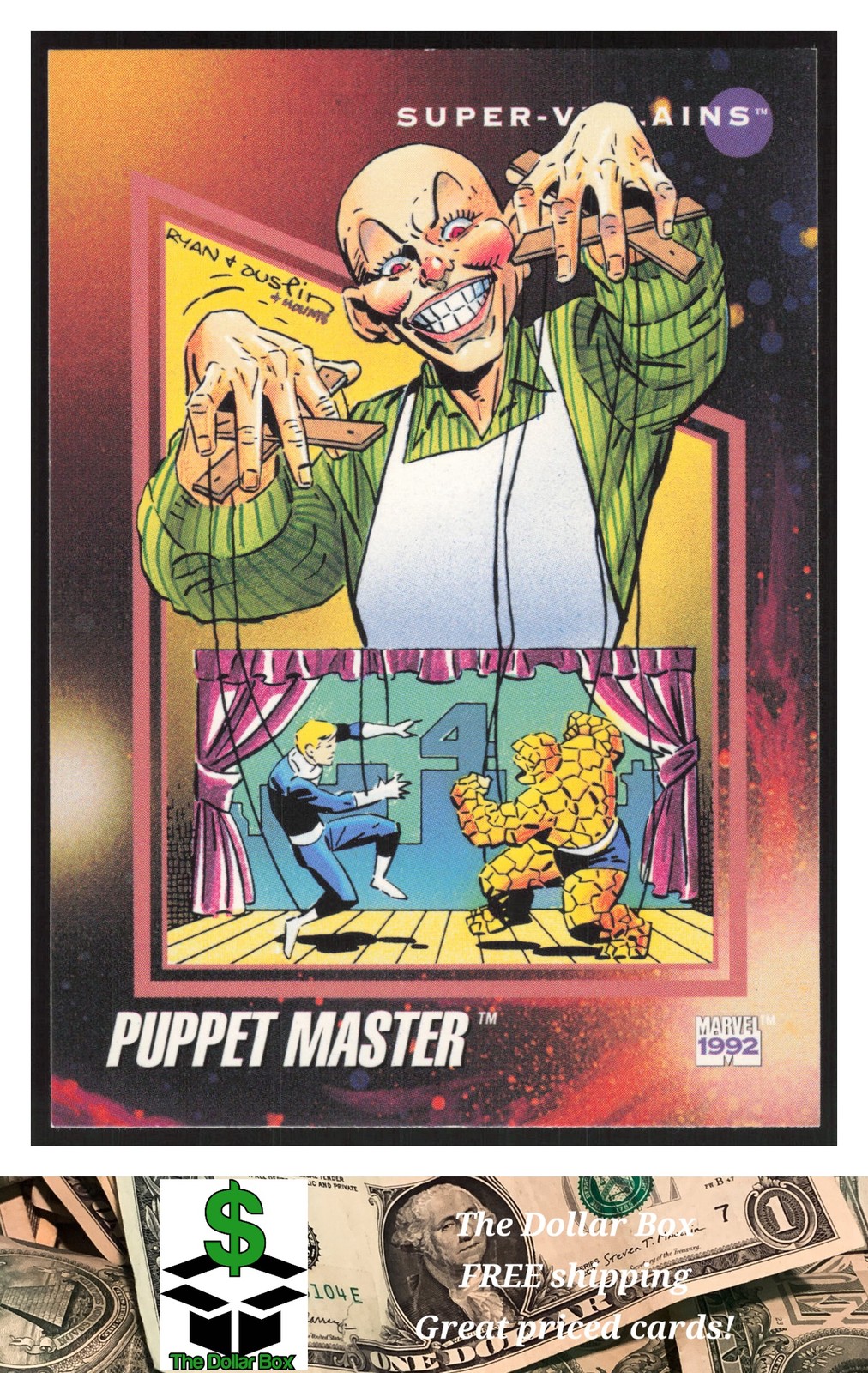 1992 Impel Marvel Universe #107 Puppet Master