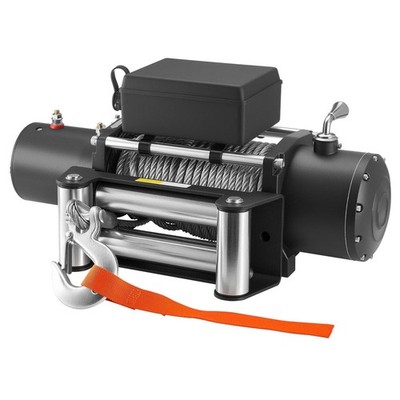 12000lb 12V Pulling Winch 0.36in x 80ft Rope IP55 High Security Remote