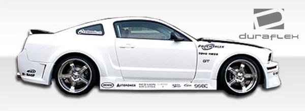 For 2005-2009 Mustang Duraflex Circuit Wide Body Rear Fender Flares - 2 Piece — 第 2/4 张图片