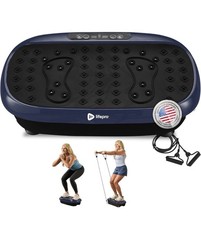 Lifepro Vibration Plate Exercise Machine with Magnetic Acupoints - Full Blue