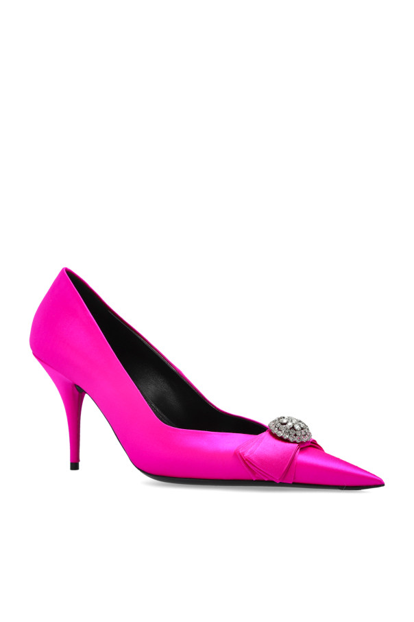Balenciaga - Women - Heeled shoes ‘Avenue’ - Pink thumbnail 4