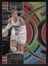 2024 Panini Select WNBA #175 Cheyenne Parker-Tyus Prizms Tie-Dye #/25