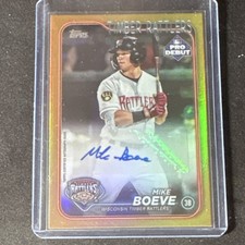 2024 Topps Pro Debut Mike Boeve Autograph /50 #PD-73 Wisconsin Timber Rattlers