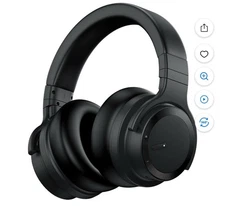 Cowin Wireless Bluetooth Headphones Active Noise Cancelling Black