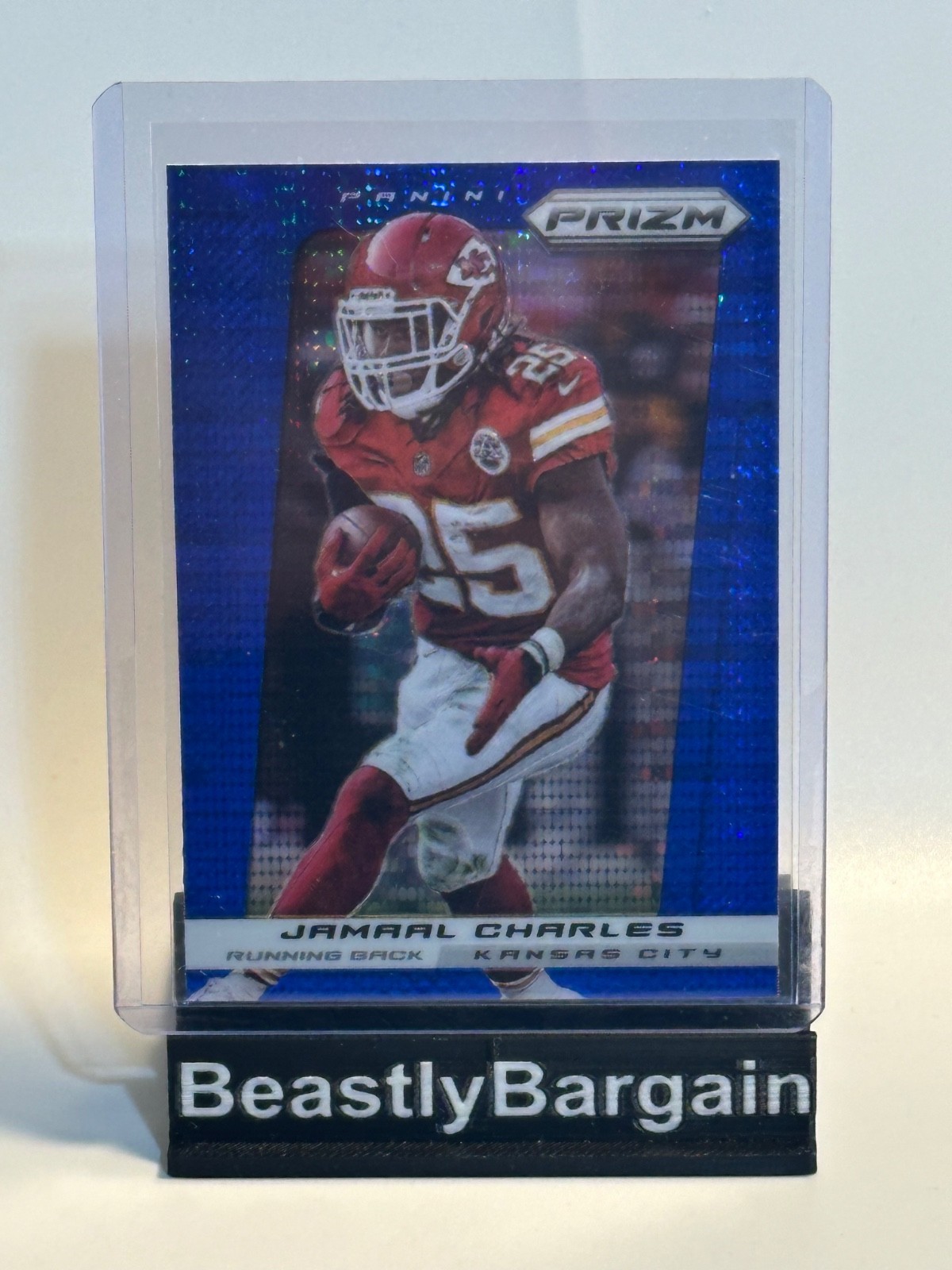 2013 Panini Prizm Jamaal Charles Blue Pulsar Prizm 88 READ DESCRIPTION
