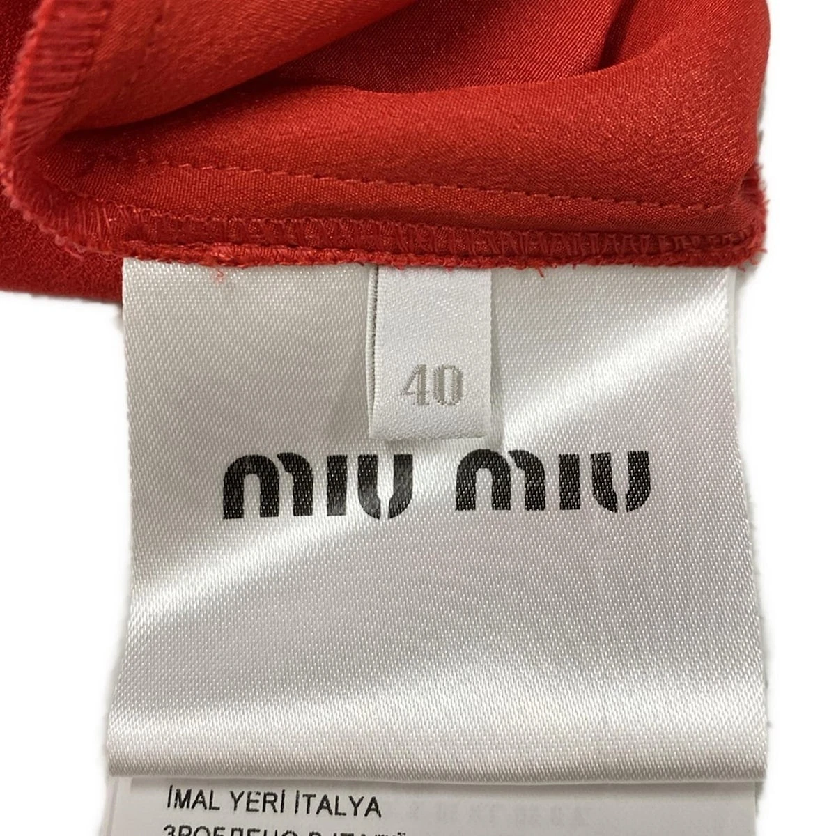 MIU MIU Tunica donna multi rossa originale miumiu