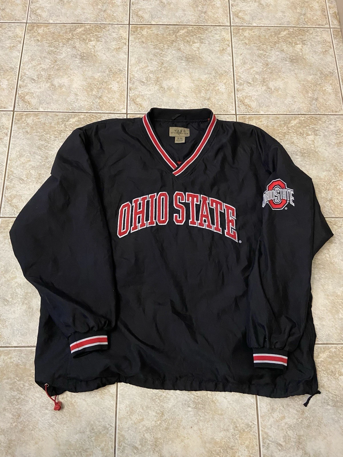 Vintage Ohio State Buckeyes University Windbreaker Sz XL 1990s
Opens in a new window or tab