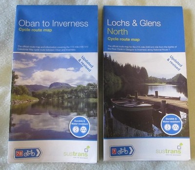 Sustrans Cycle Route Maps - Scotland, Lochs & Glens North & Oban to Inverness