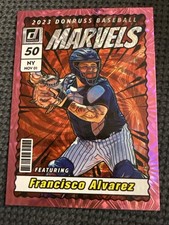 2023 Panini Donruss - Marvels Francisco Alvarez #M1 Pink Fireworks (RC)