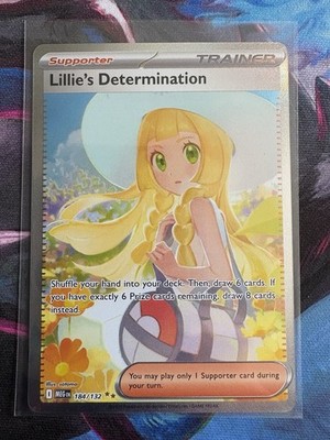 Lillie's Determination 184/132 Secret Rare Full Art Holo EN