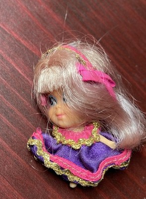 Vintage Sweet Treat Kiddles Lolli Grape Kiddle Doll Figure Mattel