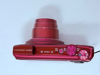Nikon COOLPIX S9400 Red Digital Camera 18.1 MP 18x Optical Zoom