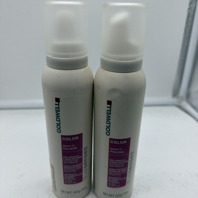 Goldwell Color Leave In Mousse Dual Senses 5 oz  Color Treated Hair *Pack of 2**